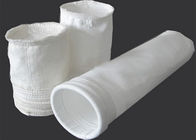 Bolso de filtro industrial de la filtración del polvo, tela filtrante de nylon de cristal del micrón de Nomex