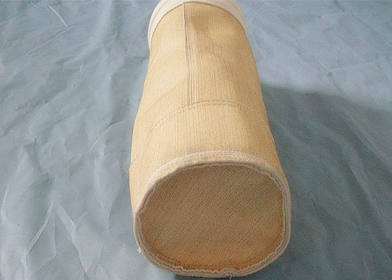Bolsa de filtro Nomex con una alta relación aire-ropa, resistencia a la abrasión y resistencia a altas temperaturas para la recolección de polvo del horno de cemento