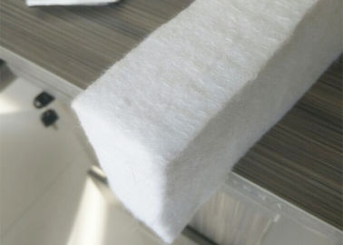 Guata dual profesional de la tela filtrante del polvo del medios filtro 8500gsm 40m m PE/relleno para el amortiguador de aluminio