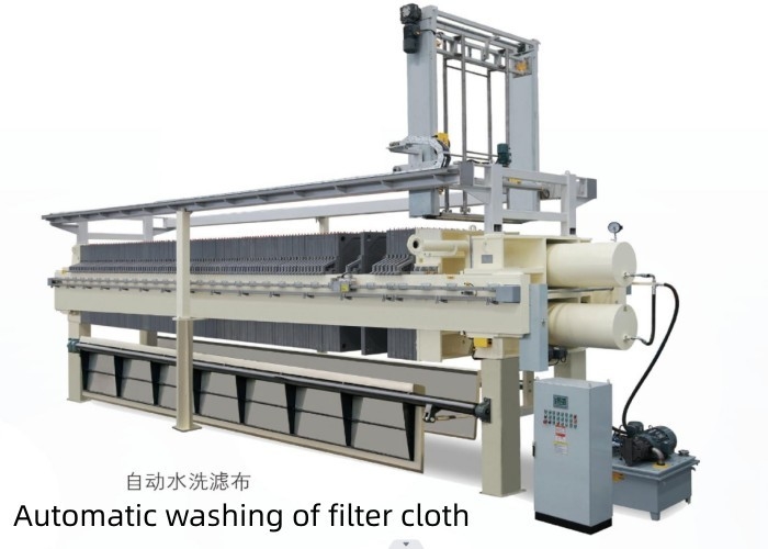 La prensa automática de filtro de tela de filtro de filtro ahorra mano de obra, recursos hídricos y tiempo de lavado de tela de filtro