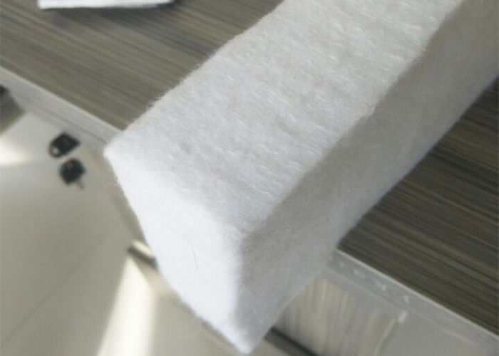 Guata dual profesional de la tela filtrante del polvo del medios filtro 8500gsm 40m m PE/relleno para el amortiguador de aluminio