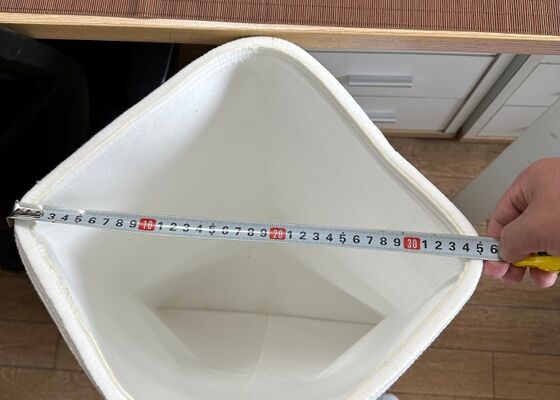 Bolsa de filtro industrial Bolsa de filtración de agua de fibra de poliéster con excelente resistencia a los ácidos y álcalis de hidrólisis para una larga duración